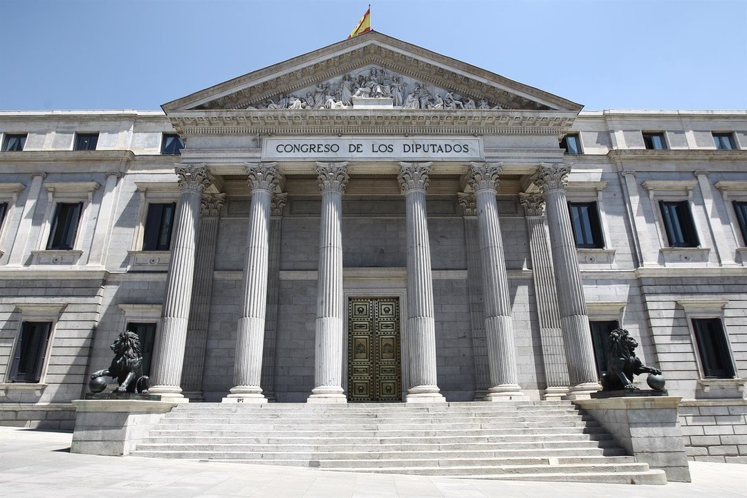 Fachada del Congreso de los Diputados