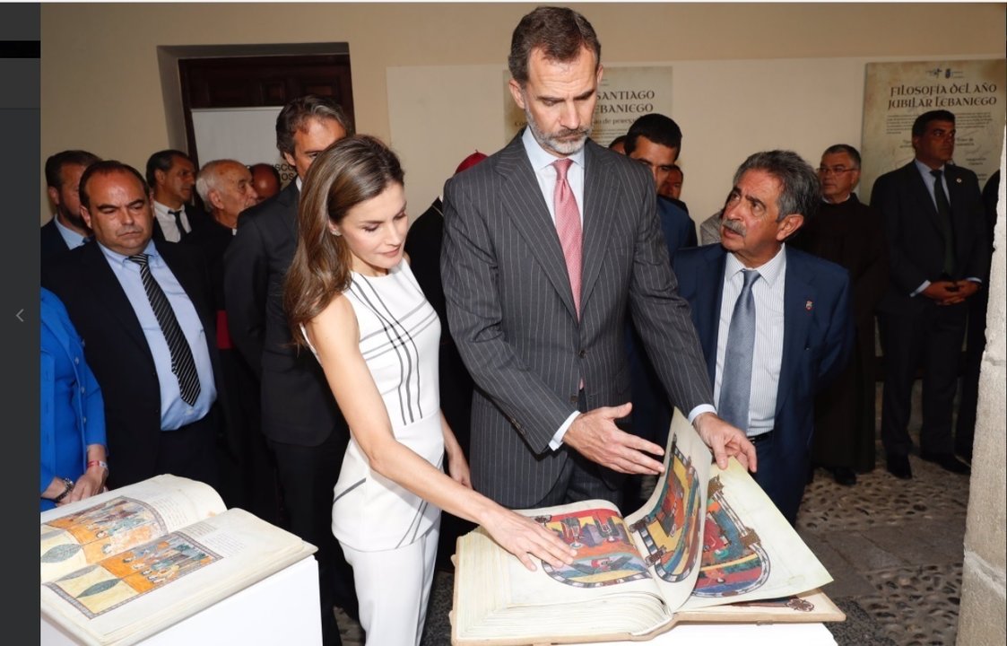    Los Reyes de España, Felipe VI y Letizia, han resaltado este miércoles, durante su visita a Liébana, la "historia y trascendencia" del monasterio de Santo Toribio