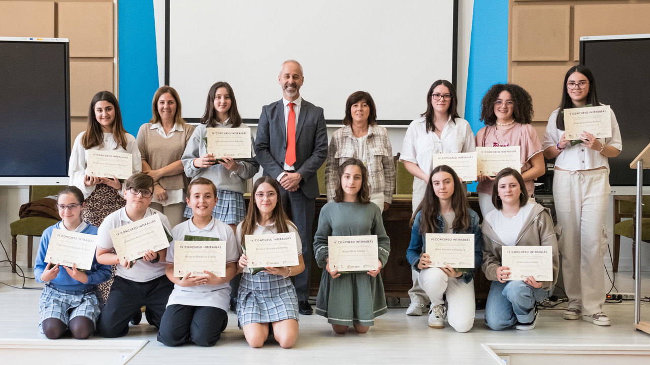 13:00 horas. IES Santa Clara. El consejero de Educación, Formación Profesional y Universidades, Sergio Silva, asiste a la entrega de los premios del IV Concurso Interaulas de periodismo escolar. 29 de mayo de 2024 © Raúl Lucio