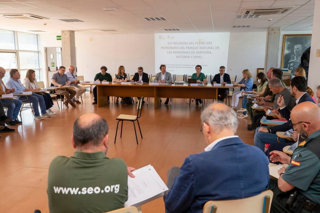 11:00 horas. Cofradía de Pescadores Nuestra Señora del Puerto, Santoña

El consejero de Desarrollo Rural, Ganadería, Pesca y Alimentación, Pablo Palencia, asiste al patronato del Parque Natural Marismas de Santoña, Victoria y Joyel. 
5 junio 2024 © Miguel De la Parra