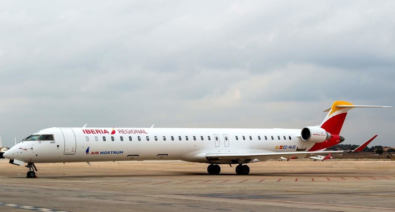 Turismo. Avión de CRL-1000 que operará la conexión con Madrid. 15 OCTUBRE 2020 © Oficina de comunicación