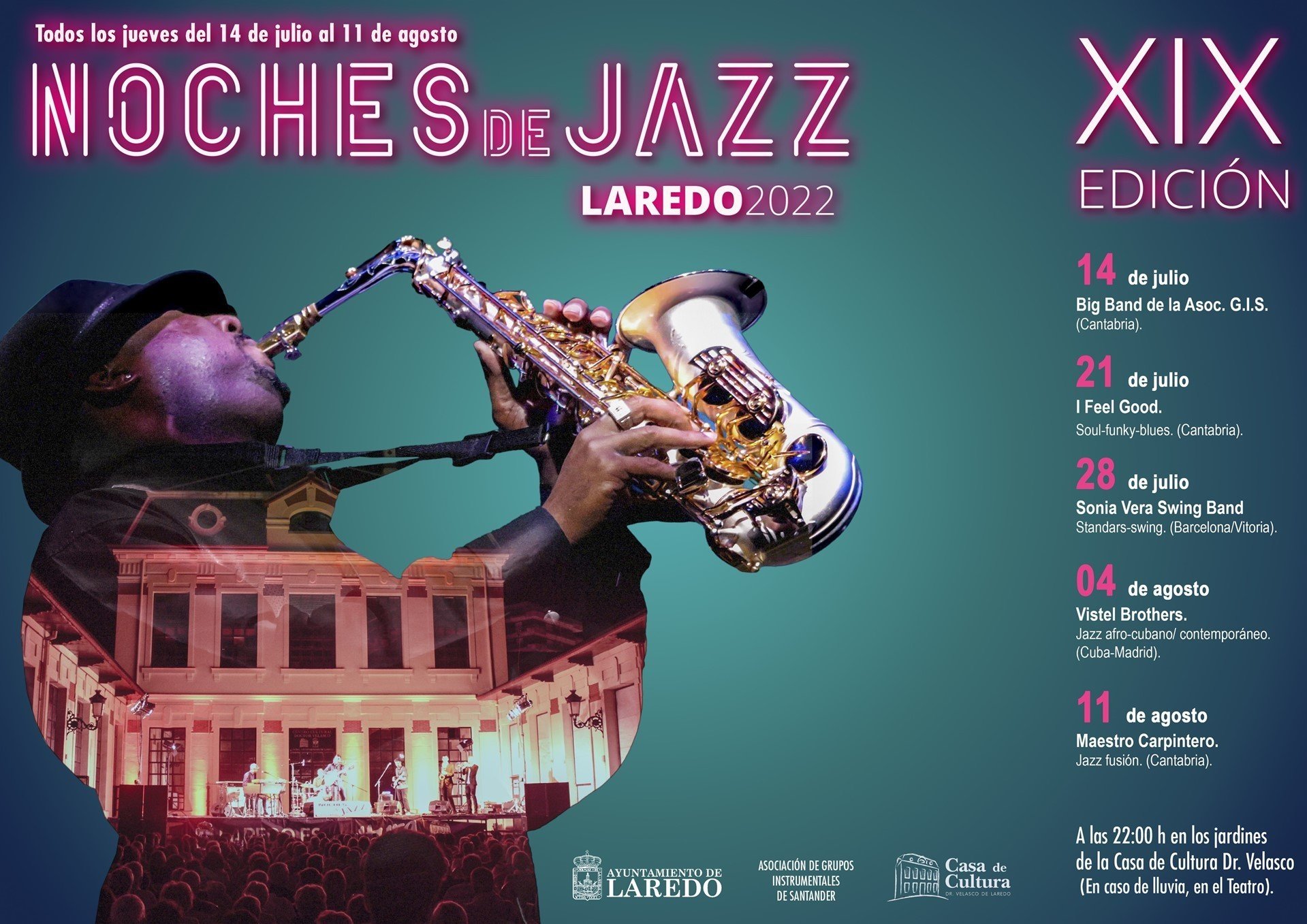 Las 'Noches de Jazz de Laredo' ofrecerán cinco conciertos este verano
